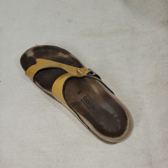 Mephisto Sandals Agacia Red Womens Size 7.5US 38 EU Leather Thong Slip On Shoe - Picture 14 of 16